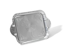Disposable Aluminium Menorah Drip Tray for Hanukkah Candles Jewish Chanukah