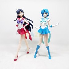 Sailor Moon Sailor Mercury Figure PVC Sailor Mars Toy New No Box 22cm