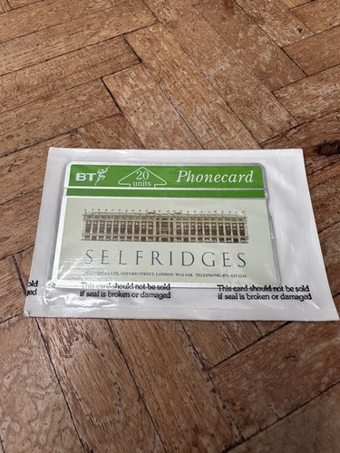 Units phonecard sealed - units, bt