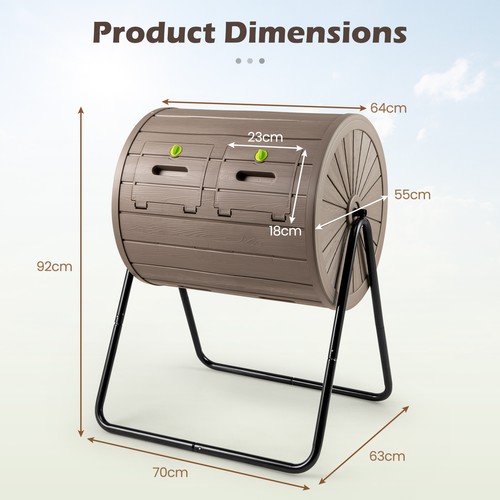Compost bin tumbler - compost,