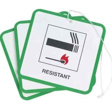 Fire Resistant Flame Retardant label fire Safety Labels Swing Tag