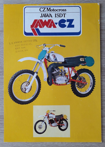 Jawa motocross isdt - cz,