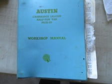 AUSTIN A40, A50, A55, HALF TON VAN PICK UP WORKSHOP MANUAL SEE DETAILS