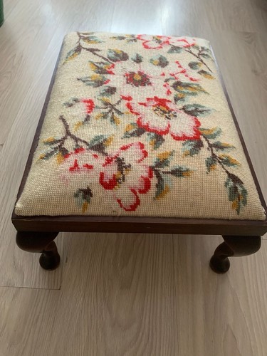 Vintage stool footstool - vintage, stool/footstool