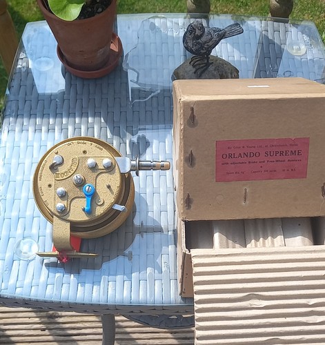 Vintage fishing reel - fishing, grice