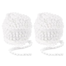 2Pcs 10 Yards Pom Pom Ball