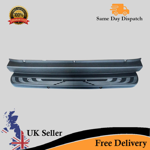 Rear plastic bumper - plastic, for