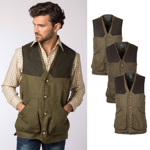 Men tweed waistcoat - waistcoat, rydale