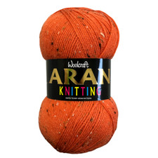 Wool Woolcraft Aran 400g Knitting Yarn, 75% Acrylic & 25% Wool Mix SHUBUNKIN