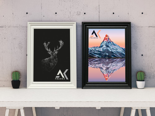 White picture frames - picture,