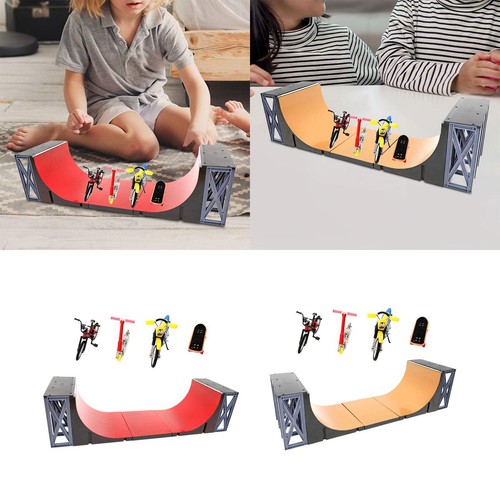 5pcs fingerboard skate ramps - 5pcs,