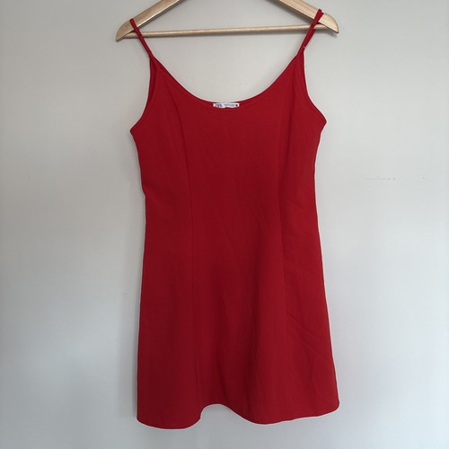Zara red structure strappy - structure,
