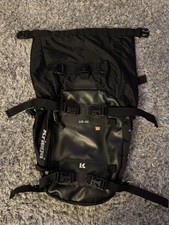 Kriega US 20 Drypack Motorcycle Backpack Roll Top Black Roll Top 