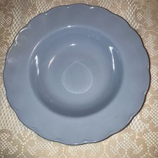 PASTA BOWL or SOUP BOWL - VINTAGE GRINDLEY ENGLAND "LUPIN PETAL" BLUE- 9 7/8”