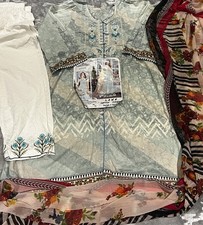 Maria B Lawn 3 Pc Ice Blue