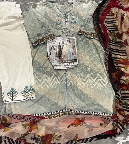 Maria lawn ice blue - lawn, pc