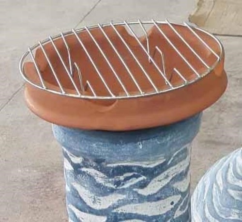 Clay chimenea cooking - chimenea,