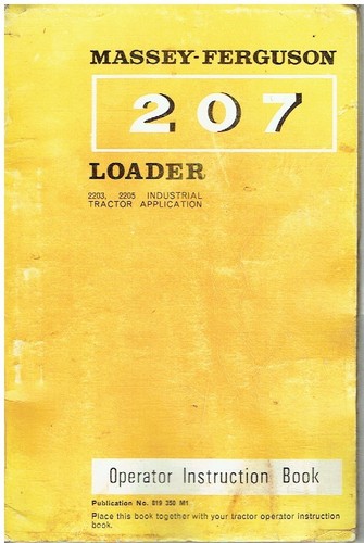 Massey ferguson 207 loader - ferguson,