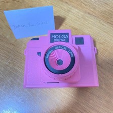 HOLGA DIGITAL Toy Camera Pink Retro 135mm 120mm Discontinued Rare Tested Used