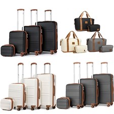 ✈️KONO Hard Shell 4 Wheels Suitcase Set Cabin Hand Luggage Travel Case ABS+PC✈️