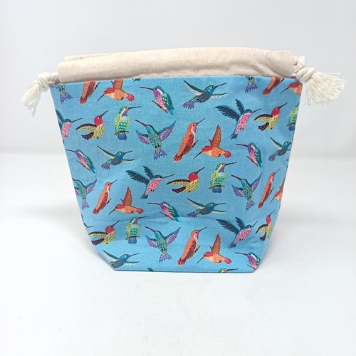 Hummingbird blue drawstring - hummingbird,
