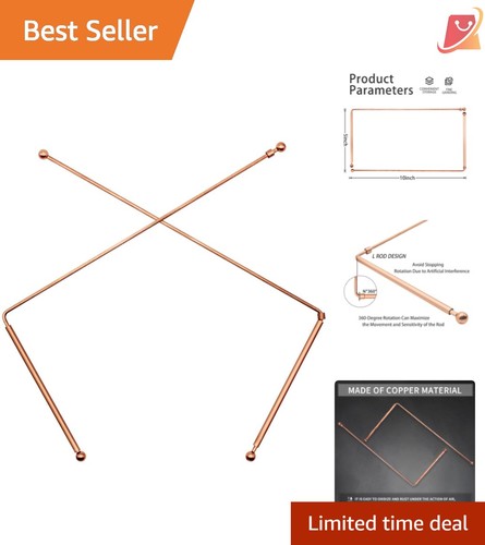 Copper dowsing rods inch - 2x,