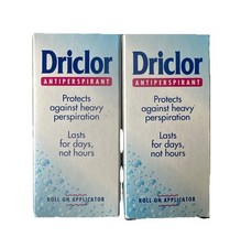 2 x Driclor Antiperspirant Roll-On Applicator 20ml