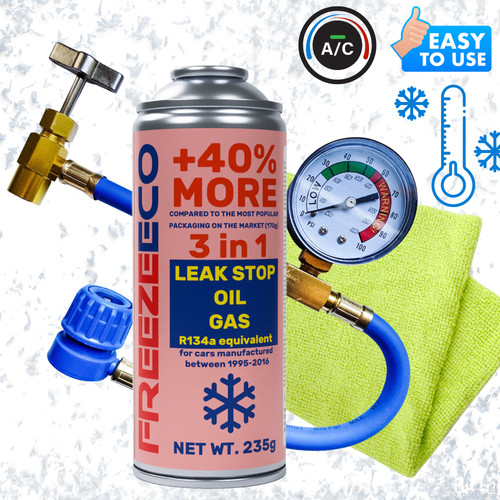R12 r134a freezeeco - , 3-in-1