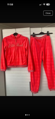 Billiblush velour jogsuit age - velour,
