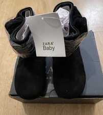GIRLS BNIB ZARA BLACK SUEDE