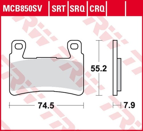 Brake pads kh296 - pads,