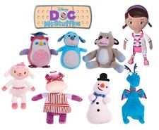 NEW OFFICIAL 12" DOC MCSTUFFINS PLUSH SOFT TOYS HALLIE LAMBIE STUFFY CHILLY DOC