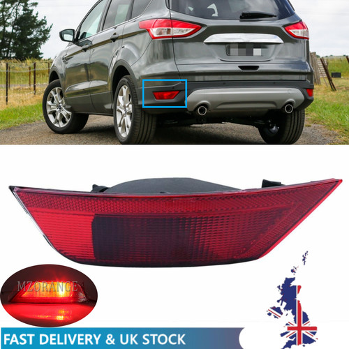 Left rear bumper reflector - reflector, fog