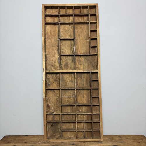 Vintage wooden printers tray - vintage,
