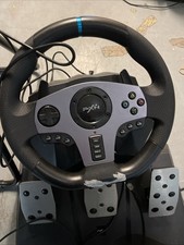 PXN V9 Game Steering Wheel Racing Pedals & Gear Stick (READ DESCRIPT.) W48-cd03