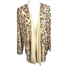 Chico's Ocelot Print Mesh