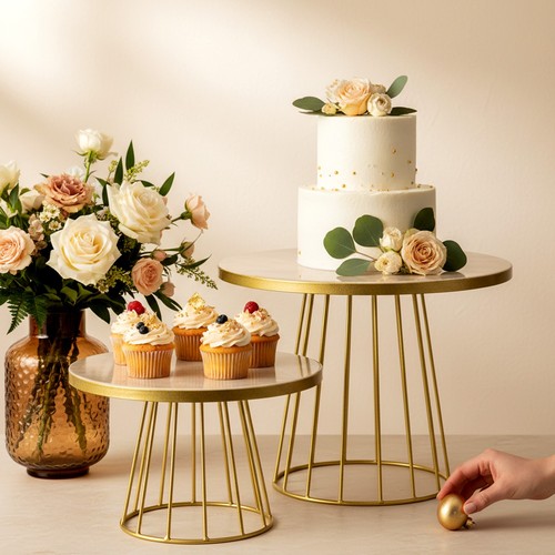 Cake stand set round - 2,