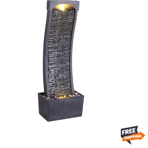 Faux slate waterfall - slate,