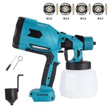 For Makita 18V BL18 Battery Spray Gun Paint Sprayer Fence Electric Gun Cordless