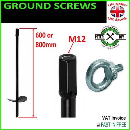 Ground screw helix - helix, heavy