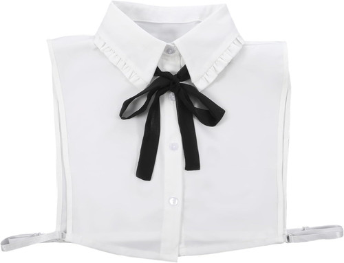 Chiffon detachable fake collar - detachable,