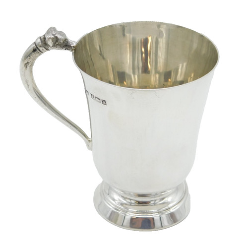 Sterling silver terrier dog - silver,