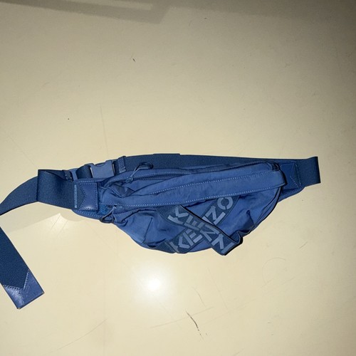 Kenzo blue logo bumbag waist - logo,
