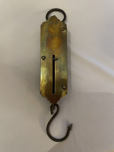 Vintage salter brass - vintage, iron