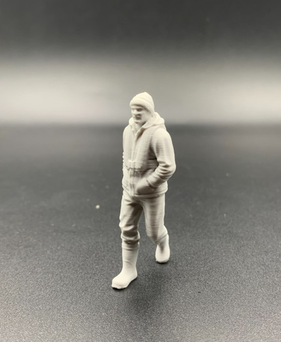 Crew figure walking - walking, model