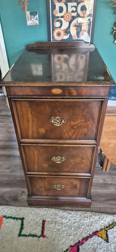 Vintage mahogany filing - vintage,