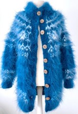 Hand Knit Mohair Long Fuzzy