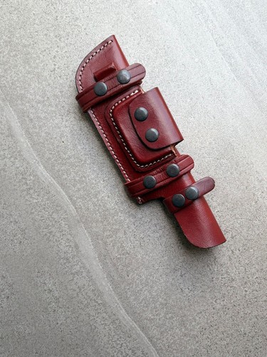 Genuine leather knife sheath - leather,