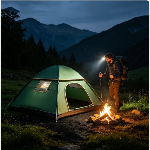 Man auto pop tent with - 4,