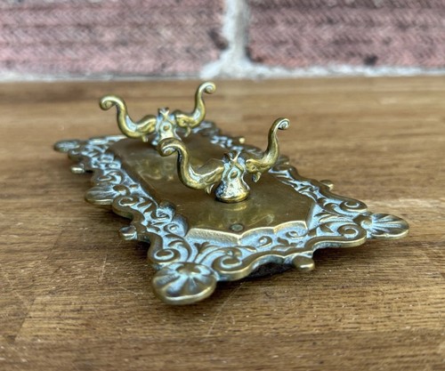 Vintage brass victorian pen - victorian,
